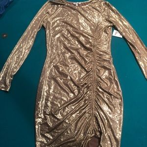 Gold holiday/ new year dress